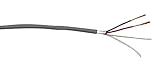 West Penn Wire 22 AWG 2 Conductor Stranded Shielded Plenum Cable Gray CL3P for Security/Alarm/Access Control/Sound (25ft Roll)