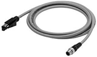 Omron 406500020 Ethernet Cable, for Use with OS32C Safety Laser Scanner, 2 m Length