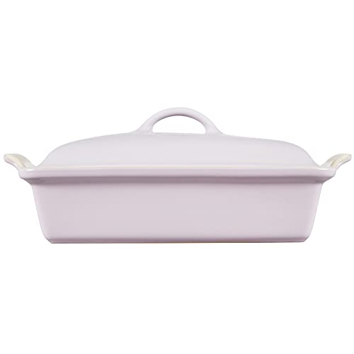 Image of Le Creuset Stoneware Covered Rectangular Casserole, 12 inch x 9 inch, Shallot