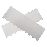 HOLIDYOYO 2 Stück Sahnespatel Creme Gadgets Kochen Backvorgänge Fondant Zuckerguss-spatel Spachtel Zum Backen Pfannenwender Für Küchenzwecke Spachtel Metall Silber Rostfreier Stahl