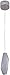 Craftmade P771CH1-LED Pendant LED Mini Pendant Lighting, 1-Light, 12 Watts, Chrome (5"W x120"H)