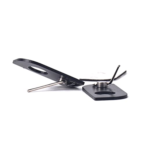 Black Stainless Steel Arrow Rest Archery Rh Lh Recurve Bow Arrow Rest Hunting Shooting Targeting Accessory(Pack Of 3) (Right Hand) #TOP1