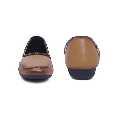 Image of Zoom Shoes Leather Casual /Formal Bellies for Women /Girls Adults Super Comfortable with Lightweight and Slip Resistant Sole A-116