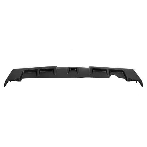 HECASA Front Fiberglass Sun Visor Roof Compatible with Hummer H3 Front Windshield Truck Cab Painted Black W/LED DRL - Image 9