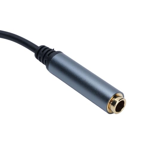 Cable extensor Jack 6.35mm hembra a 3.5mm macho miniatura 7