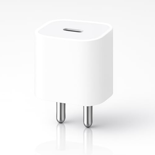 Image of iPhone 20W Original Adapter with 3.3 Ft Lightning Cable [ 2Year Warranty] for iPhone 14 /14 Plus /14 Pro /14 Pro max 13 /13Pro /13 Pro max 12 /12Pro /12 /X /Xr Series | MFi-Certified (Adapter + Cable), White