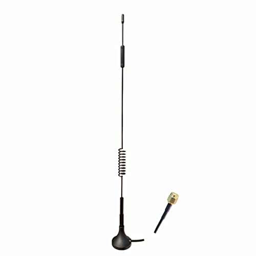 CompuPort 5G/LTE Sprig High Strength Magnet Mount Mobile Antenna with 10' RG174 Cable -Frequency 698-960/1710-3800MHz, SMA Male Connector.