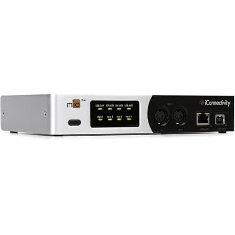 iConnectivity Interface with 4 in x 4 Out 5-pin DIN-MIDI Ports (mioXM) Cover