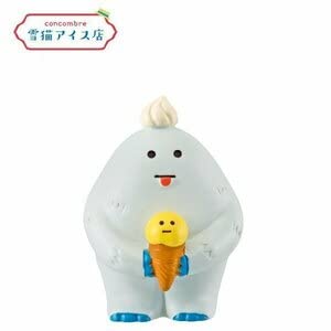 コンコンブル こどもイエティ 雪猫アイス店 デコレ DECOLE concombre ミニチュア イエティ アイスクリーム