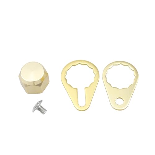 JUYAXIN フィッシングリール ネジ ナットカバー 左右ハンドル ロックプレート ネジ ナットカバー フィッシングアクセサリー