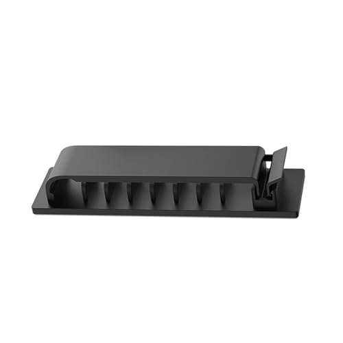 Msioytog 10 organizadores de Cables con Clip, diseños Que ahorran Espacio para organización eficiente de Cables, Oficina en hogar o áreas de Estudio, Clips organizadores de Cables