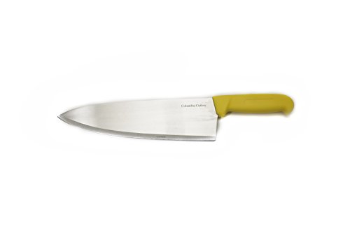 10 Columbia Cutlery Commercial Chef Knife Yellow Handle
