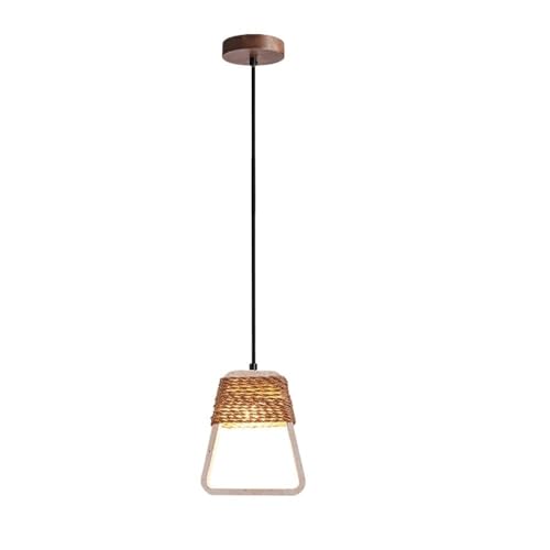Suspension japonaise travertin blanc cassé G9 pour couloir