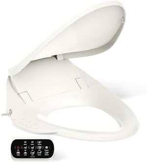 Kohler PureWash E750 Elongated Heated Bidet Toilet Seat, Touchscr...