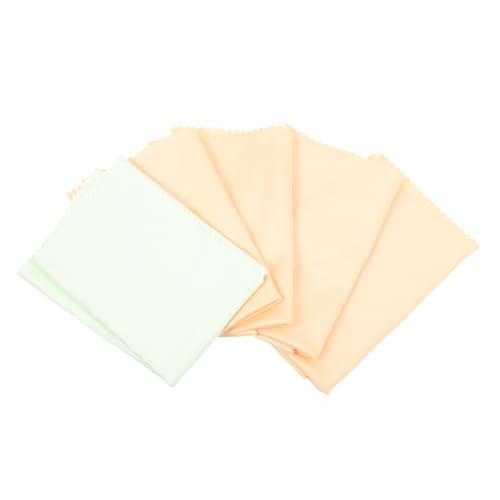 SUPVOX Ukulele Guitar Cleaning Cloths 5 Pack Musical Instrument Soft Violin Non-abrasive Dust Removal for Piano Random