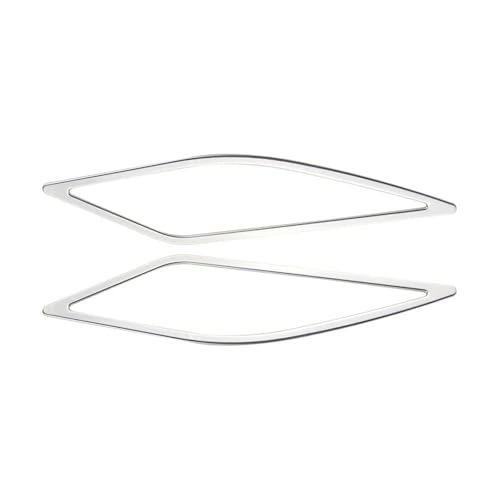 OOPUHKSY 2pcs Car Front Pillar Speaker Sticker Stainless Steel Cover Frame Accessories For VW For Golf 7 For Golf 7 MK7 7.5 2013-2019