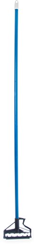 Image of SPARTA 4166414 Spectrum Fiberglass Mop Handle With Quik-Release For Cleaning, Commercial, Residential, 60 Inches, Blue
