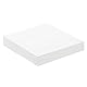 PATIKIL 12x12x0.06 Chipboard Sheets, 20 Stück 60PT Dickes Buchbinderplatte Stabiles Buchbindematerial für Buchumschlag, Weiß
