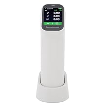 FLEXMAN DS200 Portable Digital Colorimeter, Automatic Calibration 6mm Color Difference Tester, D/8 SCI RGB Lab Multifunctional Touch Screen Colorimeter for Labs