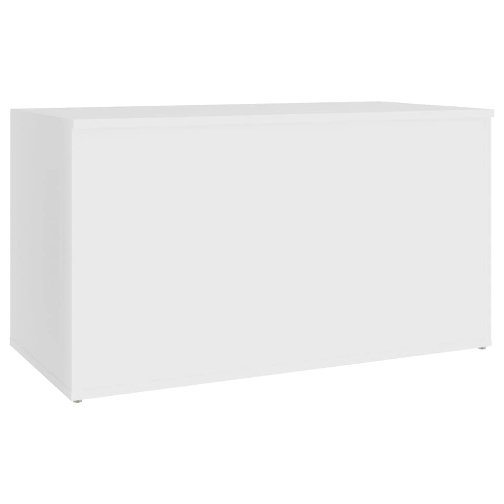 vidaXL Cassapanca Bianca 84x42x46 cm in Legno Ingegnerizzato
