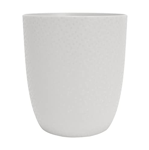 EDA - Übertopf Opal Ø 12,5 cm – speziell für Orchideen – Elfenbeinweiß