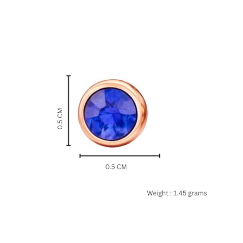 Image of Nilu's Collection Daily Use, Light Weight Cubic Zircon Stud Earrings| Perfect for baby girls, office goers