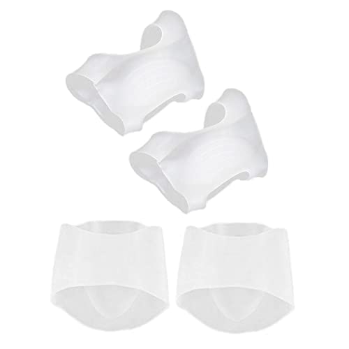 GOOHOCHY Washable Arch Support Socks for Foot Compression Wrap Orthotic Cushion 2 Pairs