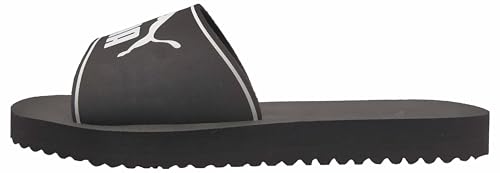 PUMA Unisex Purecat 2.0 Sandalo Scivolante, Puma Nero Puma Bianco,