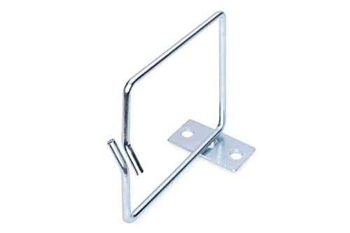 DIGITUS Kabel-Führungsbügel - Stahl - 80 x 80 mm - 1 Stück - Montage Versetzt - Öffnung Seitlich - Kabel-Management