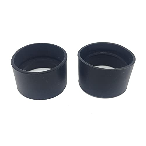 Microscope One Pair Black Eye Guards Caps for 29-30 Mm Microscope Diameter 30 Mm