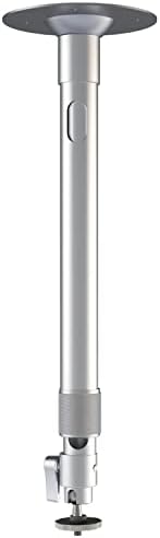 MIOAGT Universal Projector Ceiling Mount, 360° Rotatable Head with Extendable Length from 11.82 Inch to 18.89 Inch, 11 lbs Loading Capacity Anti-Rust Projector Mount, Comes with 2 Adapters, Sliver