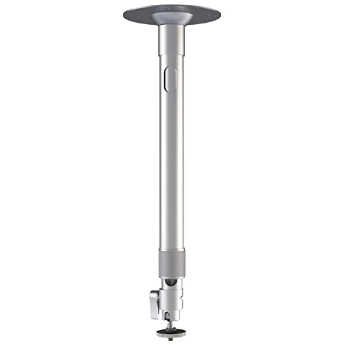 Mioagt Universal Projector Ceiling Mount, 360° Rotatable Head With Extendable Length From 11.82 Inch To 18.89 Inch, 11 Lbs Loading Capacity Anti-Rust Projector Mount, Comes With 2 Adapters, Sliver #TOP11