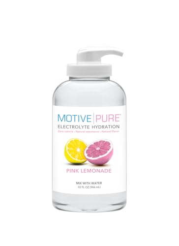 Motive Pure Electrolyte Hydration, Pink Lemonade, 32 oz Pump Bottle