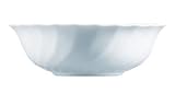Capacidad 500 ml Dajar 00098 Cuenco para Cereales Trianon Luminarc, Vidrio, Blanco, 16 x 16 x 5 cm
