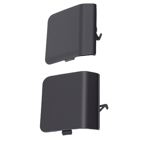 Luocute 2 Piezas Cubierta de Ojo de Gancho de Remolque de Parachoques Delantero Cubierta de Orificio de Gancho de Remolque de Parachoques Delantero para XB 2011-2015 con Tapa de Material