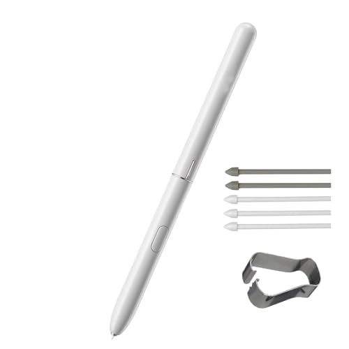 Galaxy Tab S4 S Pen Replacement for Samsung Galaxy Tab S4 EJ-PT830B T835 T837, Tab S4 Stylus Pen, Galaxy Tab S4 Stylus Touch S Pen for Samsung Galaxy Tab S4 with 5 Tips + 1 Tweezers (Gray)