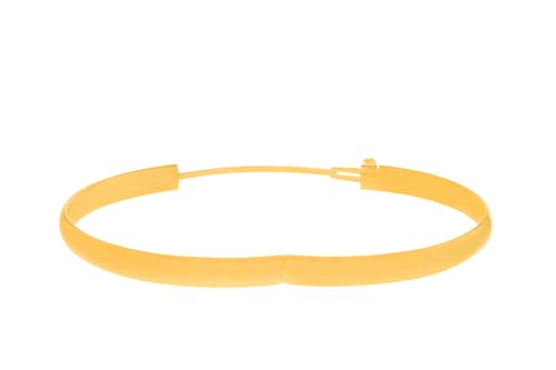 Floreo 10k Yellow Gold 6mm High Polish Shiny Bangle Bracelet4