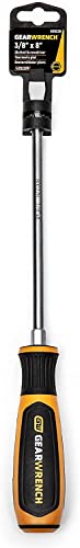 Image of GEARWRENCH 1 /4 inch x 8 inch Slotted Dual Material Screwdriver - 80022H