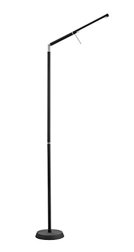 Preisvergleich Produktbild Trio Leuchten Filigran 420490132 LED Stehleuchte, Metall, 6 Watt, Schwarz Matt