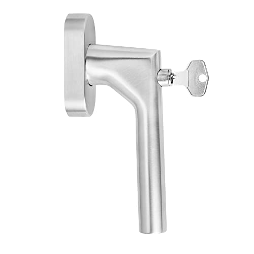 Ck-türbeschläge New Orleans V3 abschließbarer Fenstergriff V2A Edelstahl Metallic Unterkonstruktion Stiftlängen: 30 mm, 35 mm, 43 mm