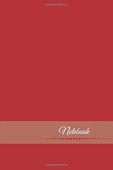 Notebook : Dot Grid Notebook (Journal) - Size 6 X 9 in - 110 Numbered Pages - Red Cover