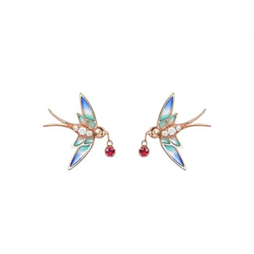 Bracelet et collier S de style chinois pour femme avec clous d'oreille
