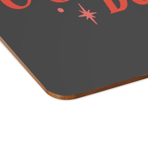 Sets de table souples en liège napperons noir lot de 4 grand format - 4