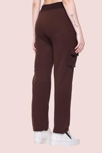 Image of White Moon Women's 4 Pocket Cargo Joggers for Gym - Comfortable Track Pants for Women, Cotton Jogger Combo Pack of 2, Ideal Track Pants for Women, Cargo Joggers for Everyday Wear