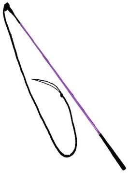 New Training Stick 48" Stick w/ 5 1/2' Drop & 6" Popper Purple
