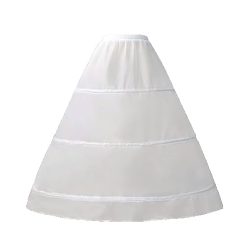 Image of RULTA Women's Crinoline Petticoat Skirt A-line 3-Hoops underskirt suitable for wedding ball dresses bridal Slips Skirt