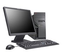  Itrefurbish Postazione Computer PC Usato Ricondizionato Garantito Dual Core 2 GB RAM HDD 160 GB W7P + Monitor LCD 17\
