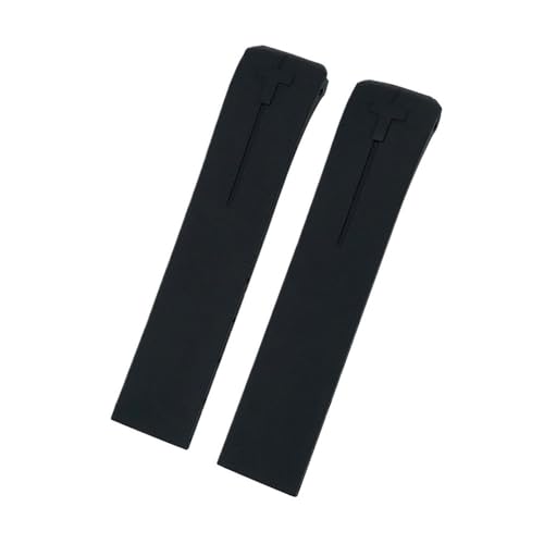 Image of WUWMTUTCK Fit For Tissot For T-TOUCH T013 T048 T047 T033T04 21mm Soft Silicone Rubber Watch Band Sport Strap T091 T013420A(Nero)