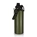 Volhoply 1200ml Trinkflasche Edelstahl,Doppelwandig Vakuum Isolierte Thermosflasche mit Paracord-Griff, Metall Auslaufsicher Bottle,BPA-Frei Thermoskanne f&uuml;r Sport, Schule, Outdoor (Armee Gr&uuml;n,40 OZ)