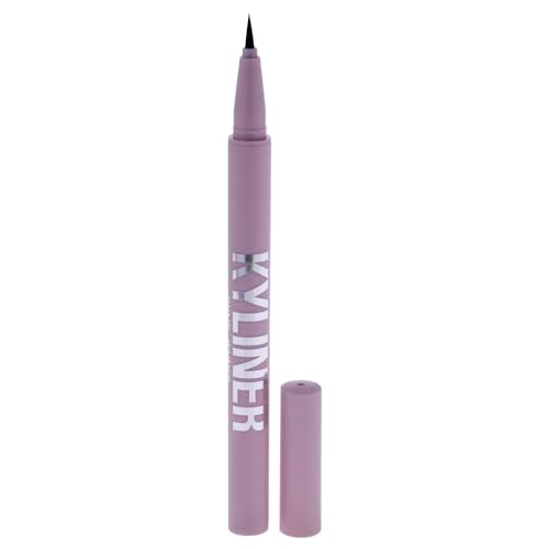 Delineador Líquido Kyliner Brush Tip Negro 0.01 oz miniatura 2